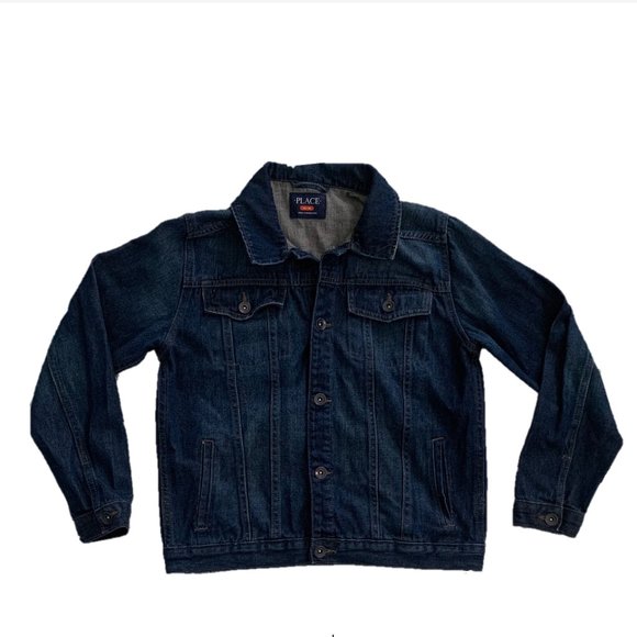 126.   Boy's Basic Denim Jacket, Size: XL (14) - Picture 1 of 4
